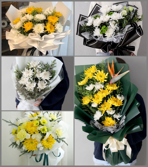 广东珠海市香洲区担杆镇外伶仃村白事花束代送